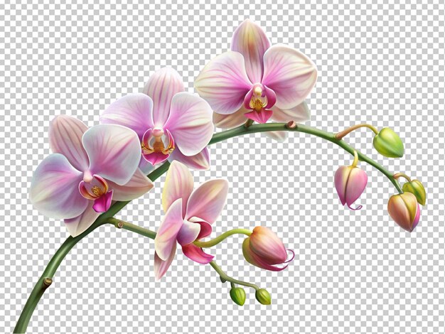 PSD roze orchidee