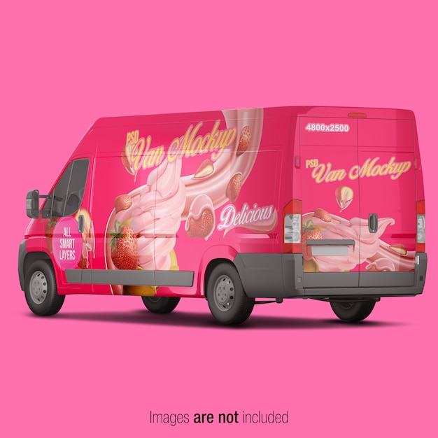 roze van mockup