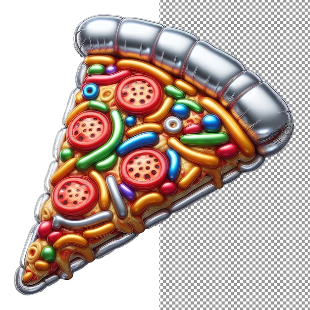 PSD rozkoszny kawałek pizzy 3d