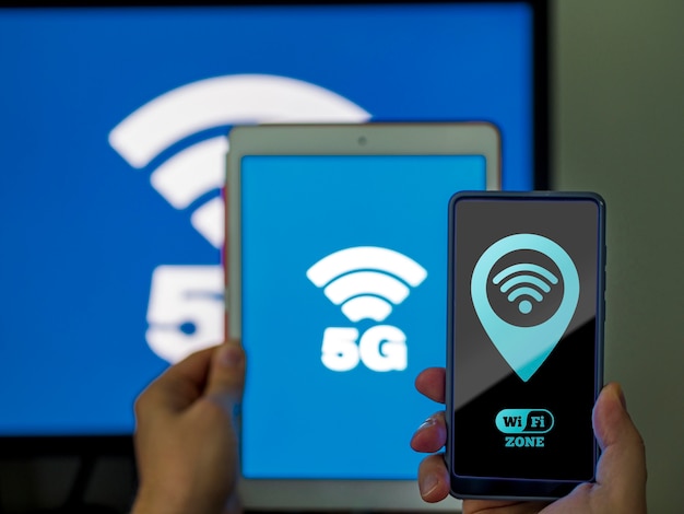 Różnorodne Urządzenia Mobilne Z Wi-fi 5g