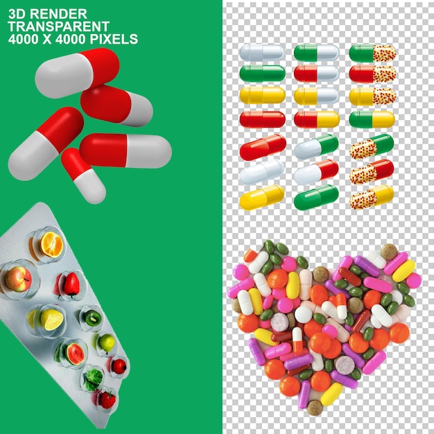 Różnorodność Kolorów Tabletek Tabletek Kapsułek Leków Farmaceutycznych Tabletki Obraz Formaty Plików.