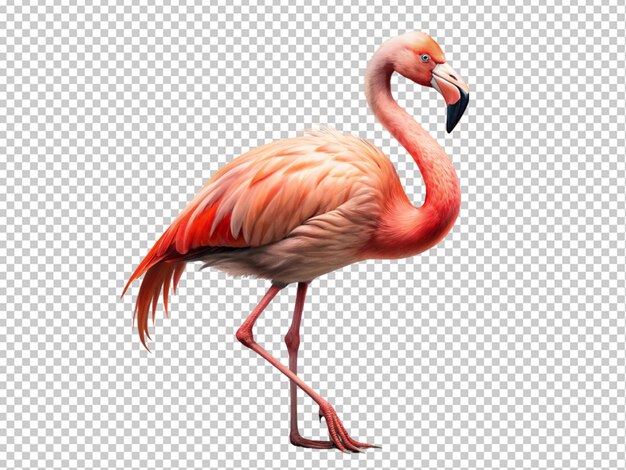 PSD różowy flamingo