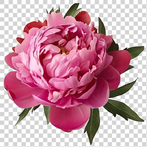 Różowy Kwiat Piwonii Na Przezroczystym Tle Png Clipart