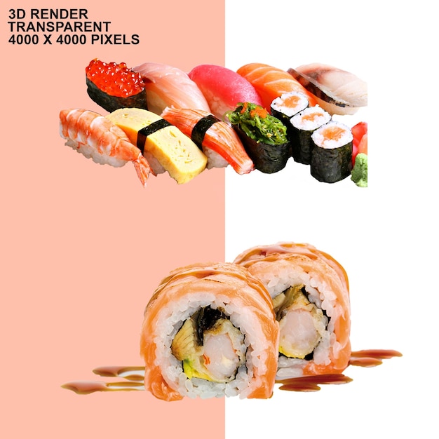 Różowy łosoś Wędzony łosoś Ryba Steak jedzenie owoców morza amp sushiSashimiNigiriMakiTemakiebishrimpin