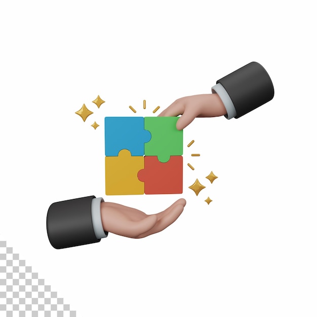 Rozwiązanie biznesowe renderowania 3d na białym tle przydatne dla firmy biznesowej gospodarki korporacyjnej i finansowej