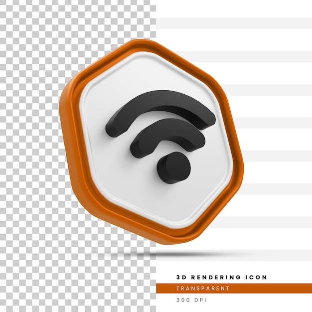 Feed rss 3d render icon