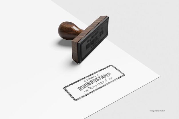 Rubber Stamp Mockup
