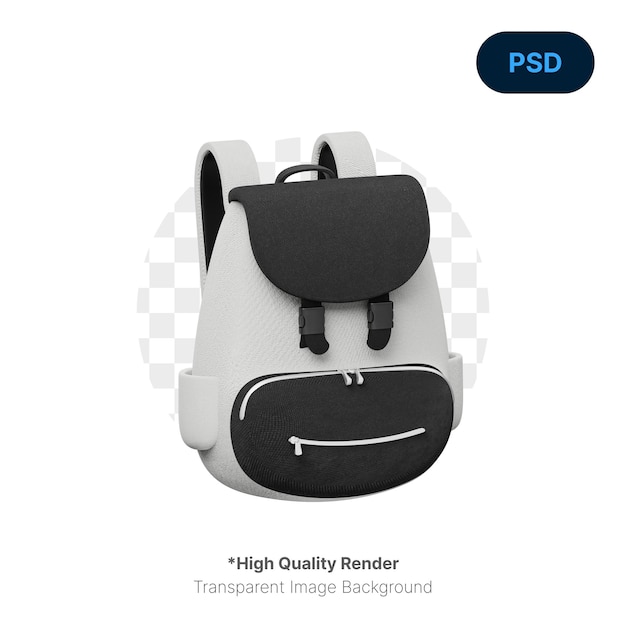 Rucksack 3d icon premium psd