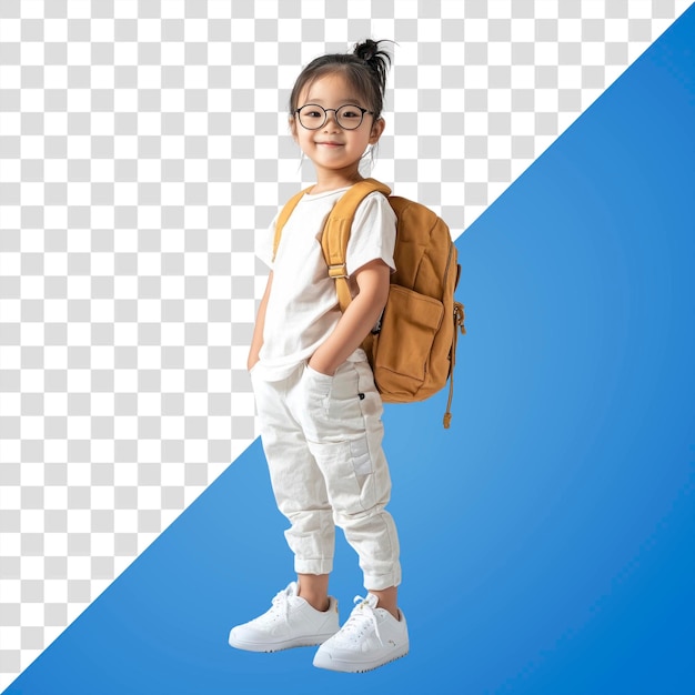 Rucksack achtergrondkleding voor PNG-meisjes