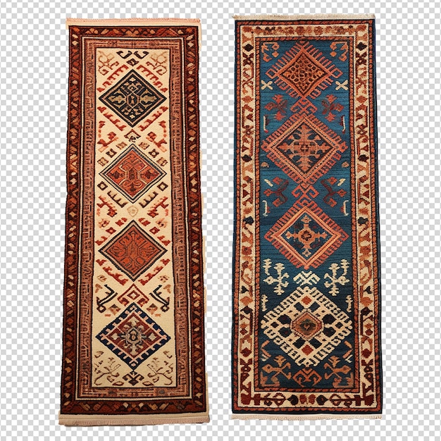 PSD rug runners isolated on transparent background png
