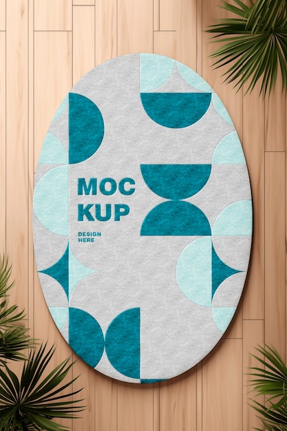 PSD rug tufting mockup