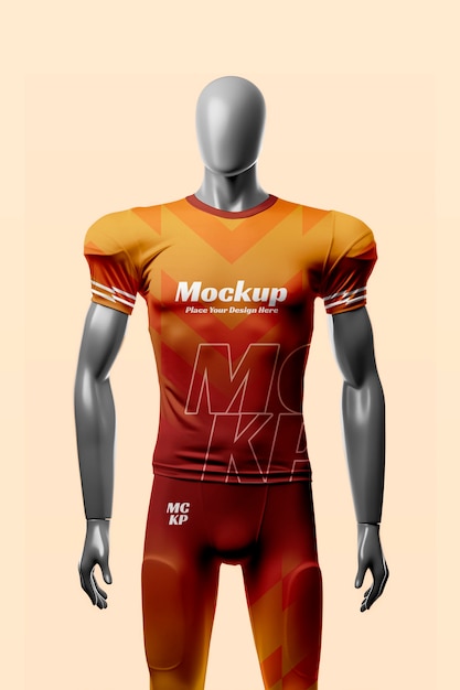 PSD rugby  equipment mockup