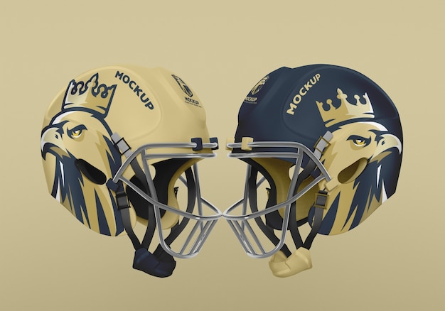 PSD rugby helmet mockup