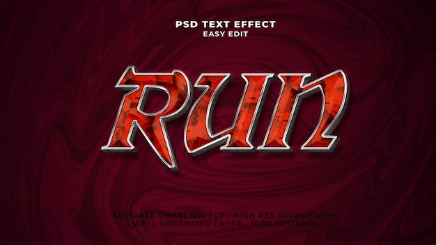 3D 編集可能な PSD エフェクトを実行する