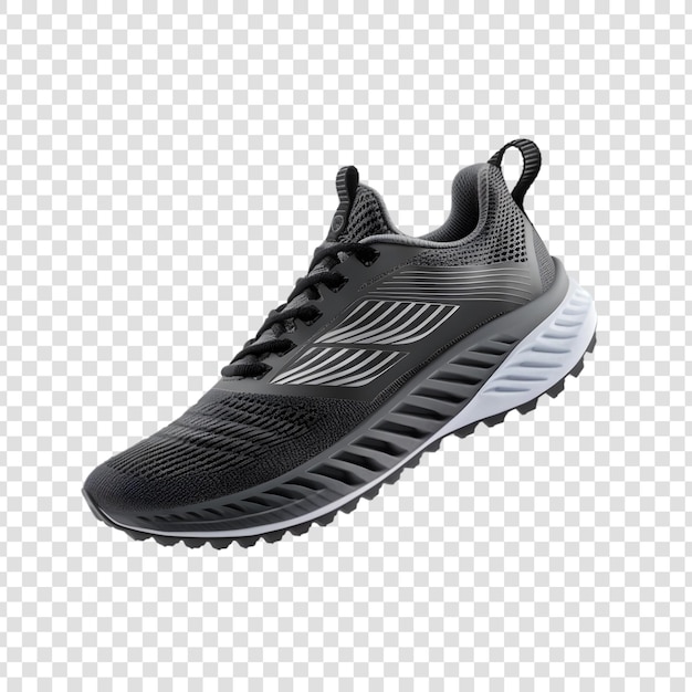 PSD running shoes or sneakers on a transparent background