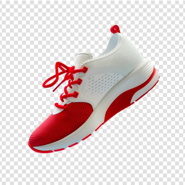 PSD running shoes or sneakers on a transparent background