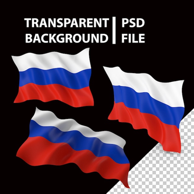 PSD bandiera della russia png