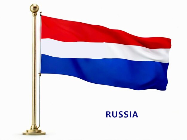 PSD russia national flag