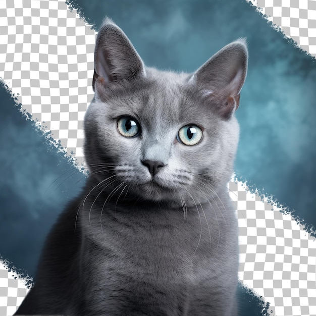 PSD russian cat transparent background