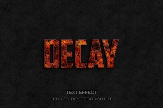 rust text effect