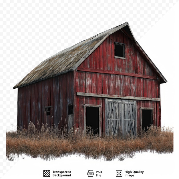 PSD rustic barn