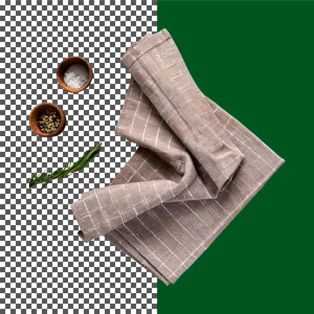 rustic kitchen linen towel rustic brown linen napkin for home decor on transparent background png