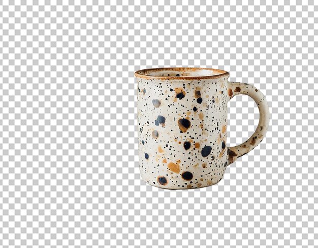 Rustic speckled mug design