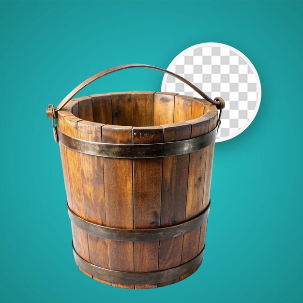 Rusty old metal barrel isolated on transparent background png psd