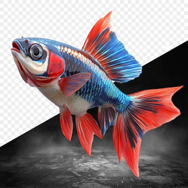 ryba z obrazem ryby na niej i obrazem ryb