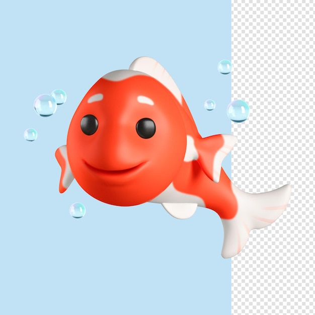 PSD ryby koi