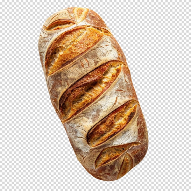 PSD Ржаной хлеб, изолированный на прозрачном фоне, закваска, день хлеба и день хлеба