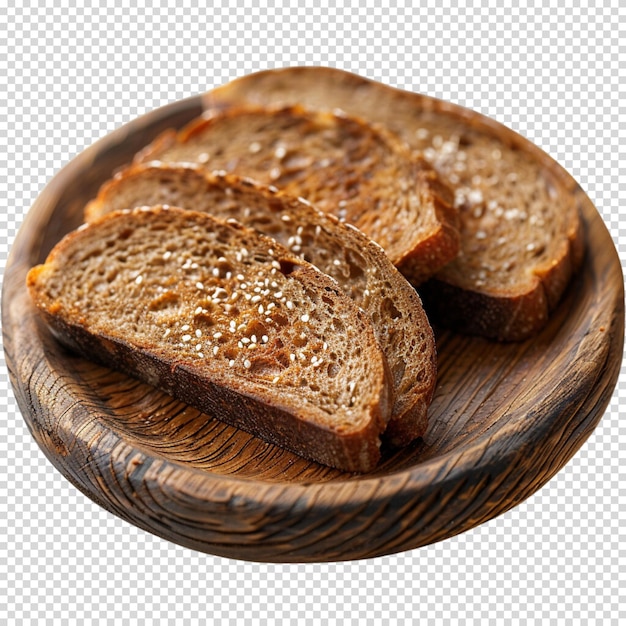 PSD 透明な背景に隔離されたライのパン 酸っぱいパンの日とパンの日