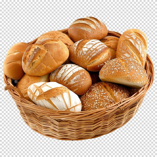 Rye bread isolated on transparent background sourdough bread day and bread day