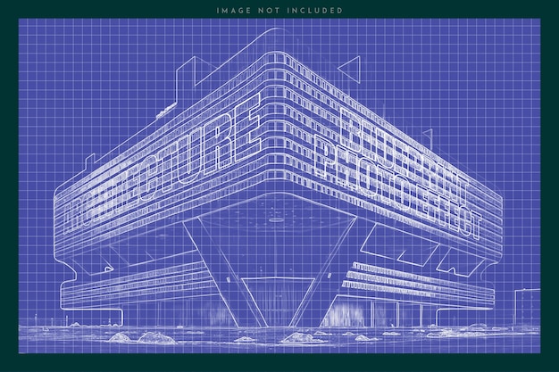 Rzeczywisty szkic architektoniczny i efekt zdjęciowy projektu