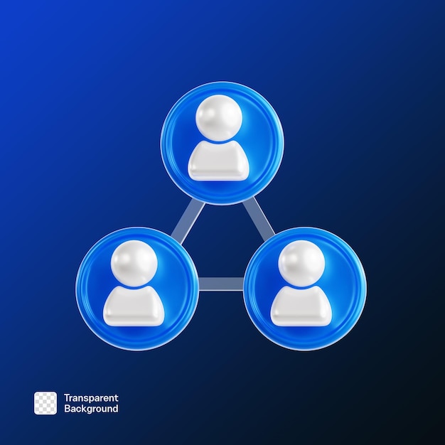 Saas 3D Icon Illustratie PNG Template
