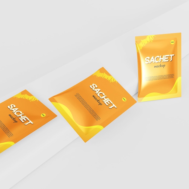 PSD sachet mockup psd