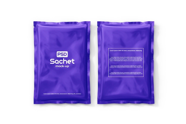 Sachet mockup