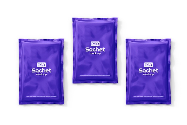 PSD sachet mockup