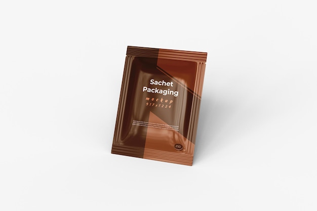 PSD sachet packaging mockup