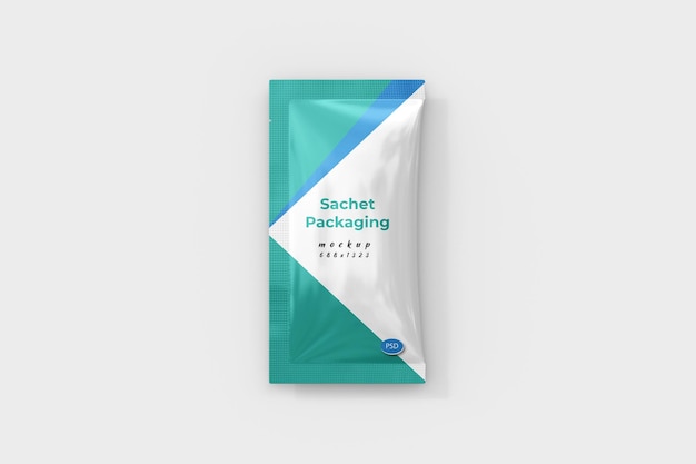 PSD sachet packaging mockup