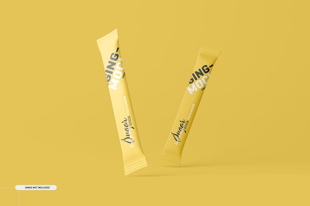 Sachet Stick Packaging Mockup