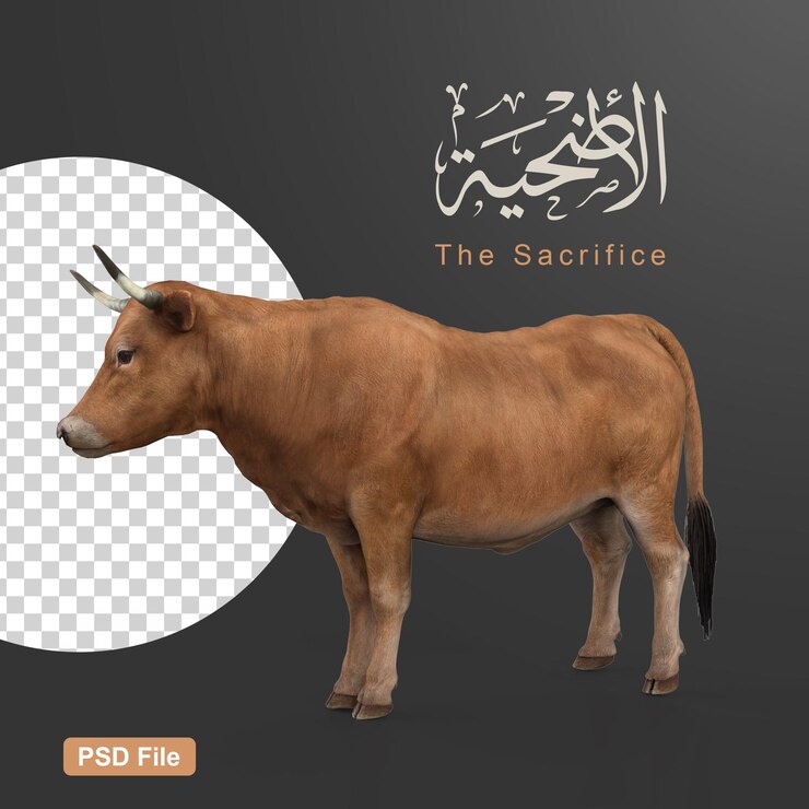 イスラムのお祝いの日とイードアルアドハーのための犠牲動物
