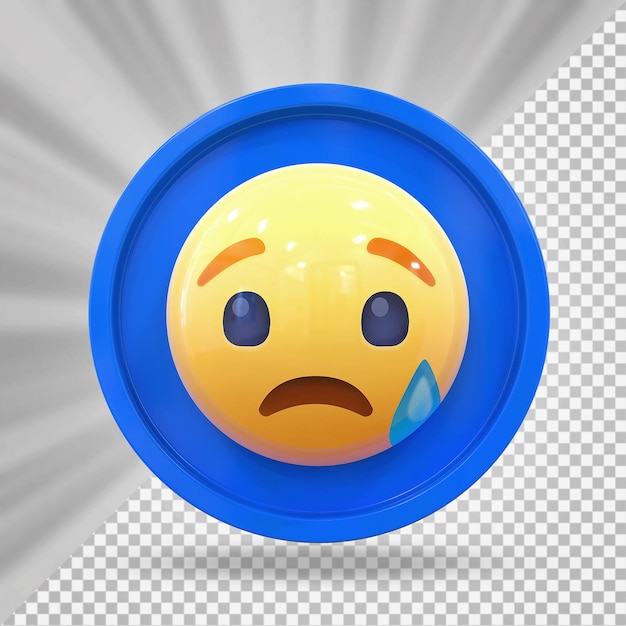 Sad emoji icon