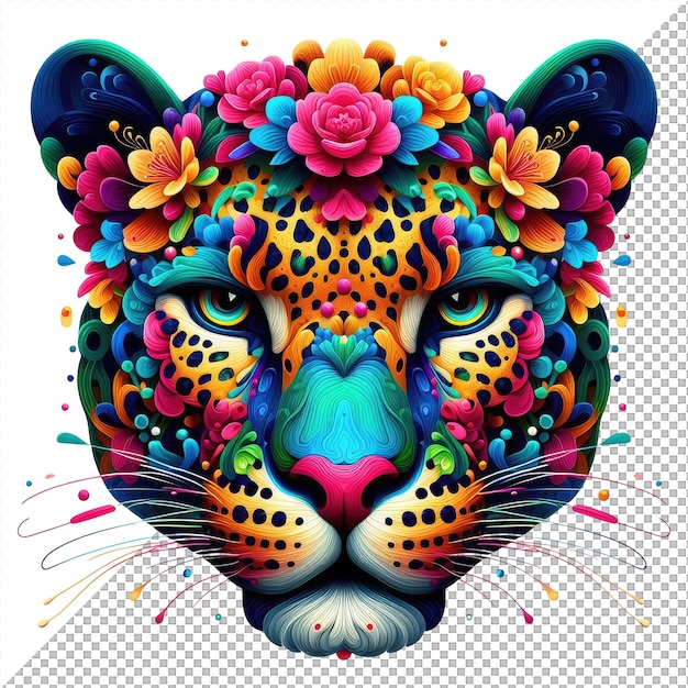 PSD safari spectrum art of diverse animal fronts