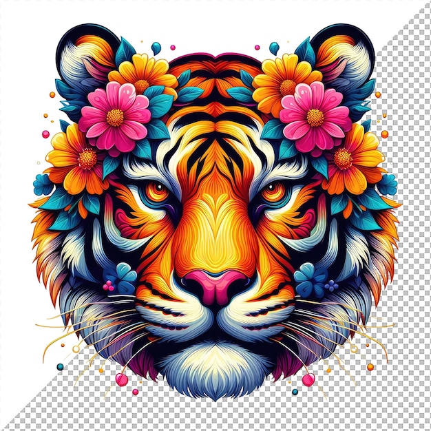 PSD safari spectrum art of diverse animal fronts