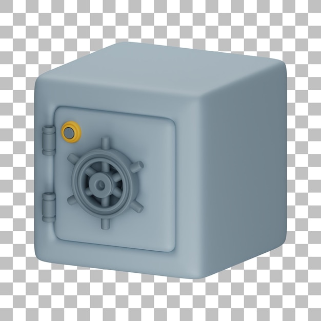 Safe box 3d illustration