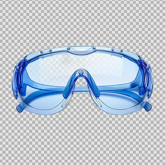 PSD safety goggles on transparent background