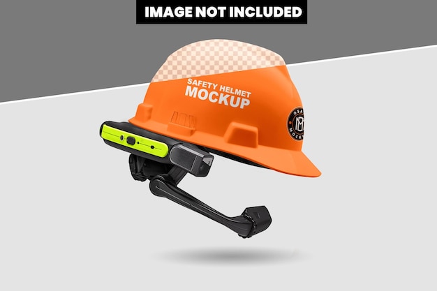 Safety helmet mockup