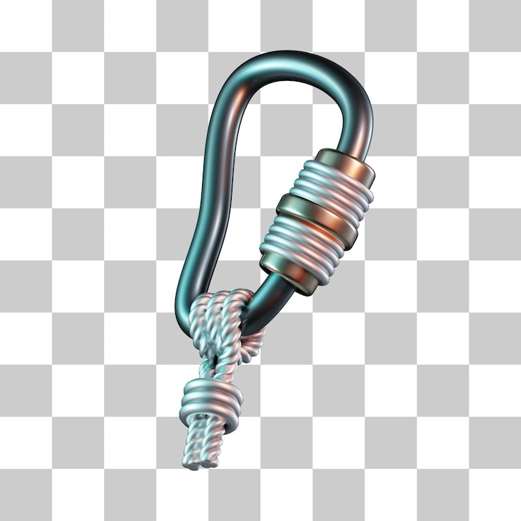 PSD safety hook 3d icon