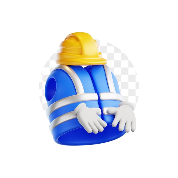 3D-икона жилета безопасности